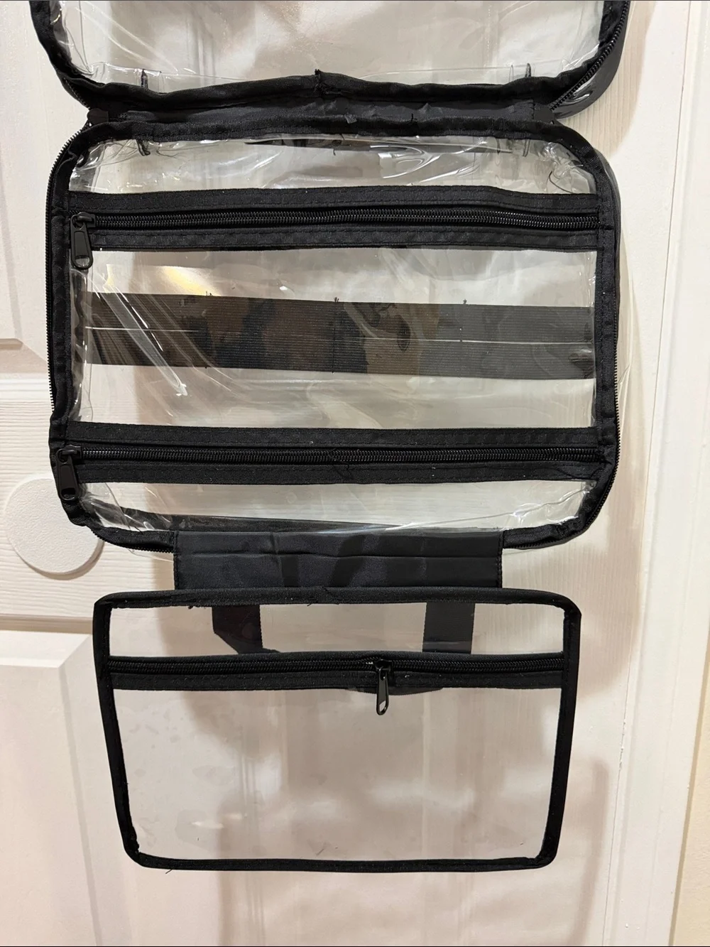NEW in Bag Clear Hanging Organizer - Black | Home Travel Storage